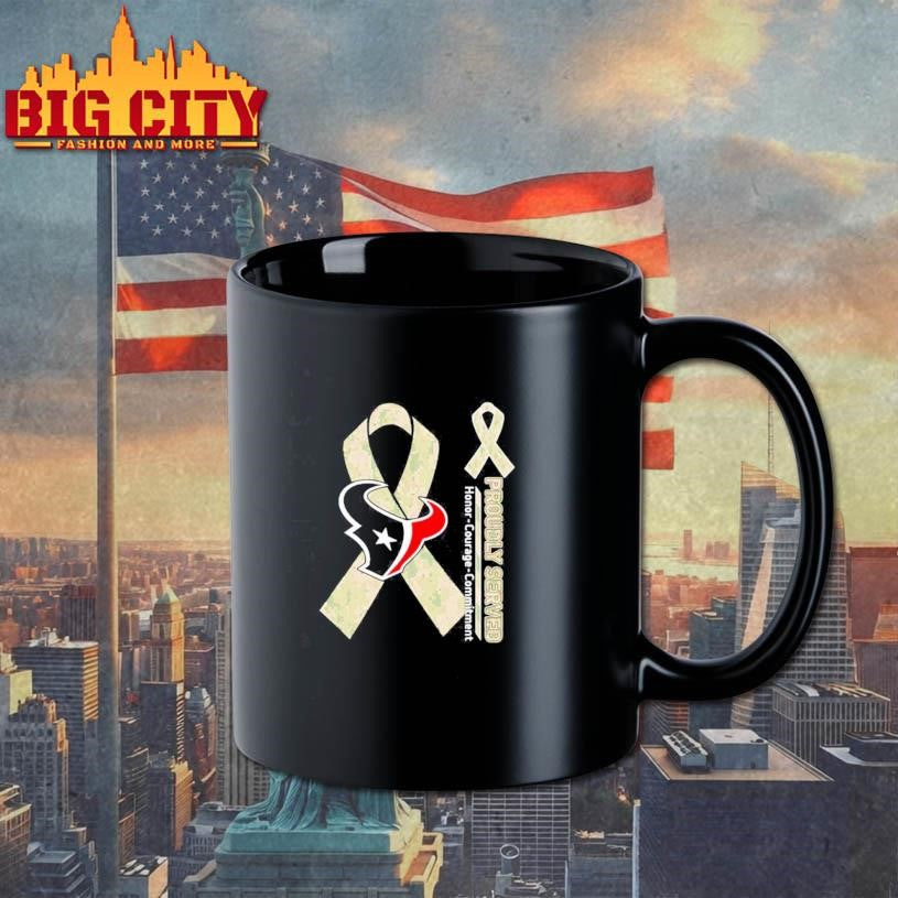 Houston Texans Proudly Served Honor Courage Commitment Shirt