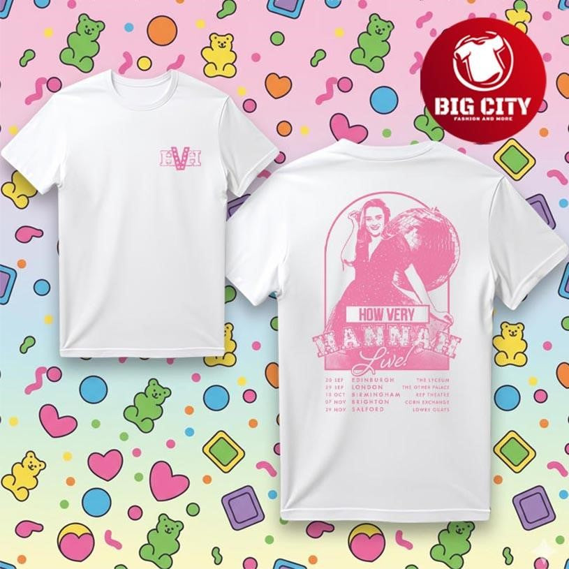 How Very Hannah Tour Two Sided Shirt