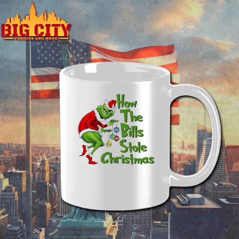 How the bills stole christmas grinch shirt