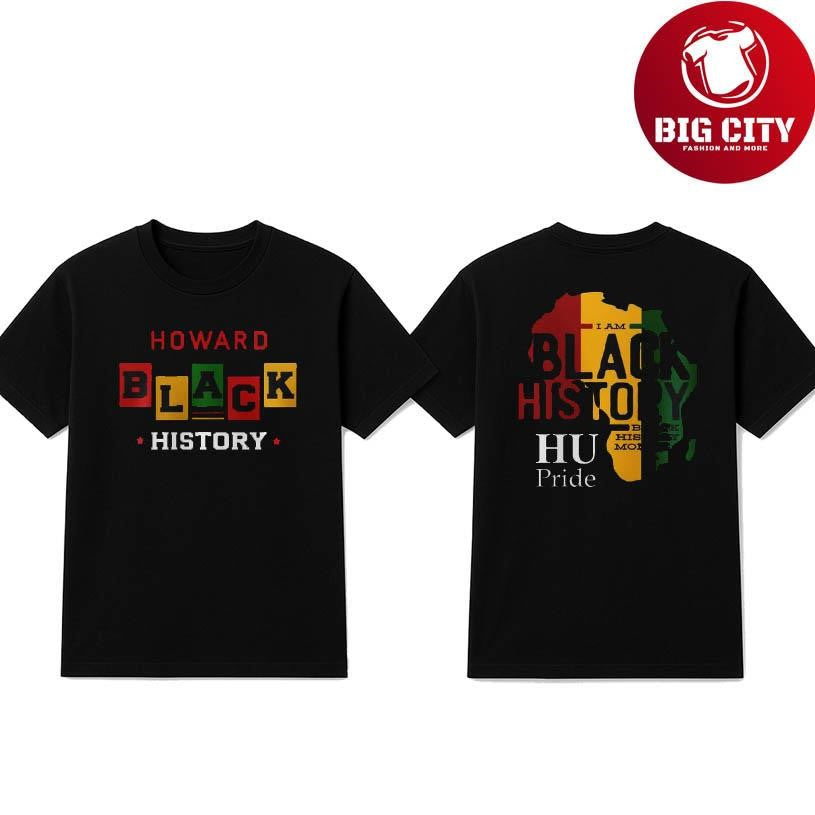 Howard University x Black History Month 2026 Two Sided Shirt