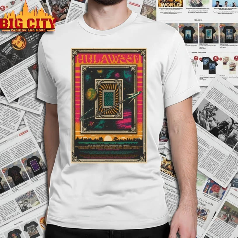 Hulaween Live Oak, Florida 2025 Poster shirt