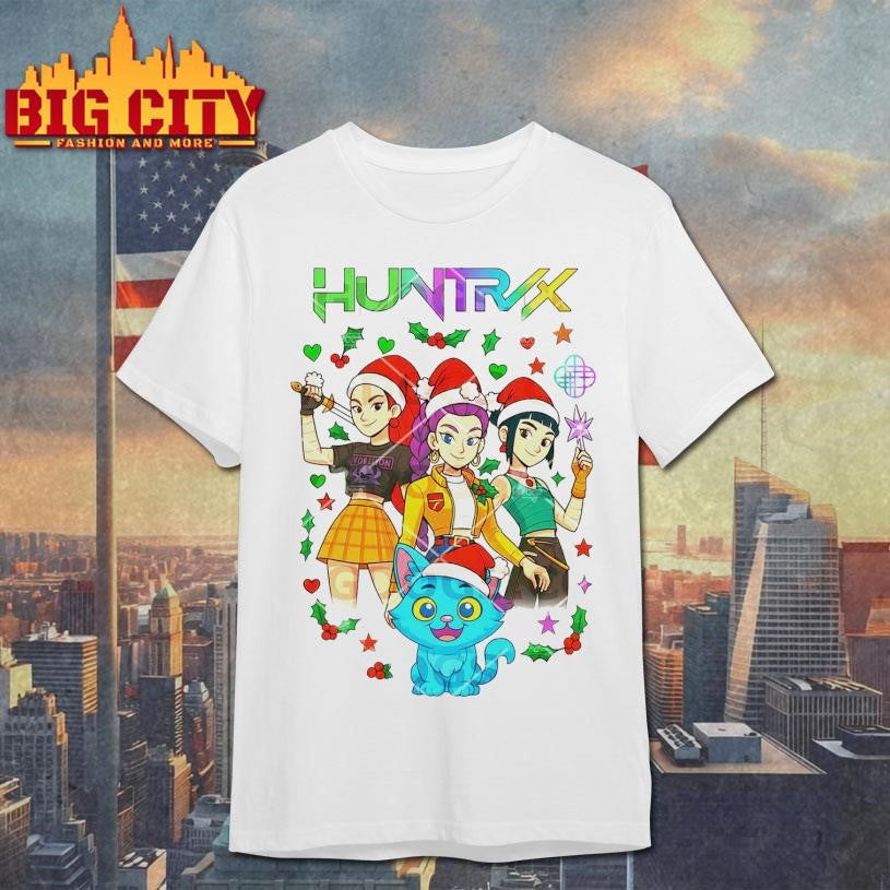 Huntrix Kpop Demon Hunter Girls Christmas Shirt