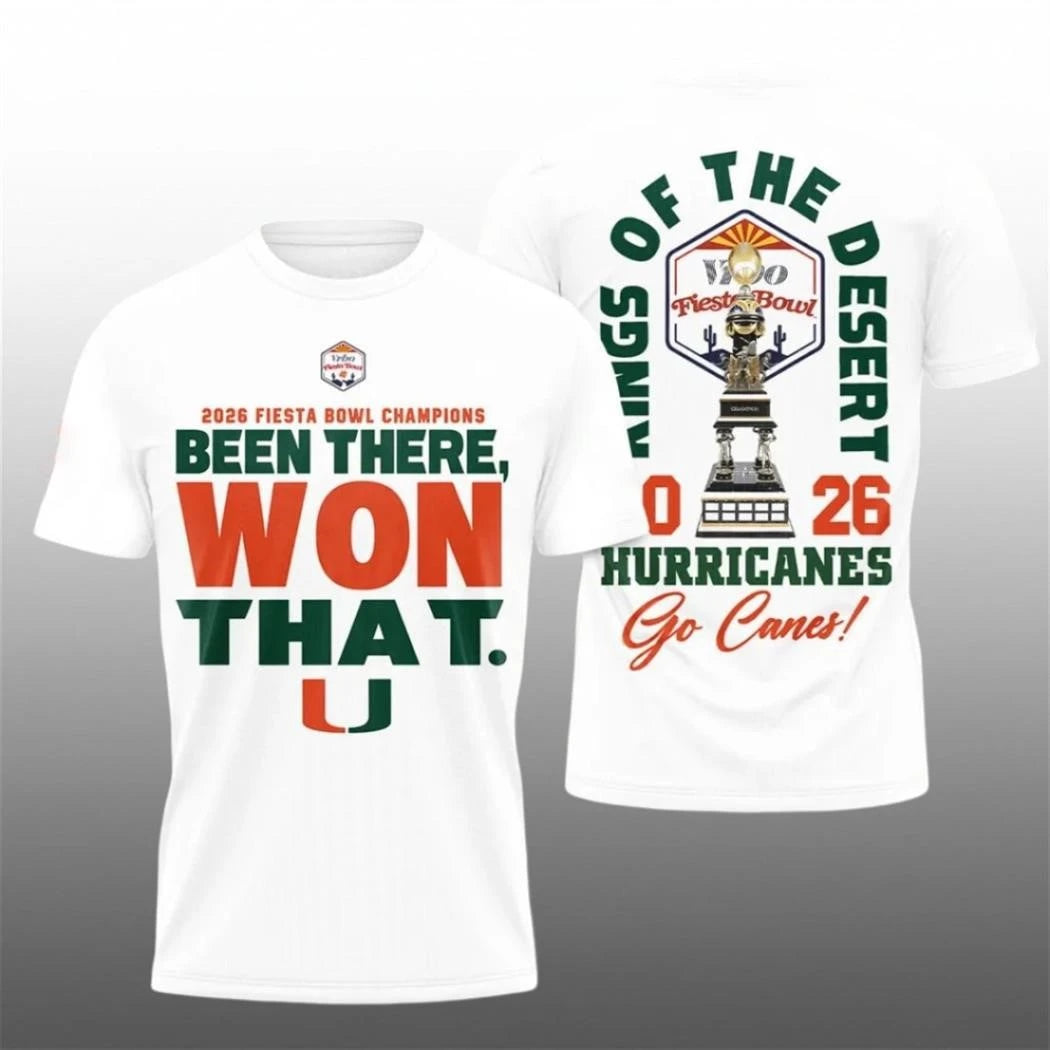 Hurricanes Football 2026 Fiesta Bowl Champions Won That Shirt