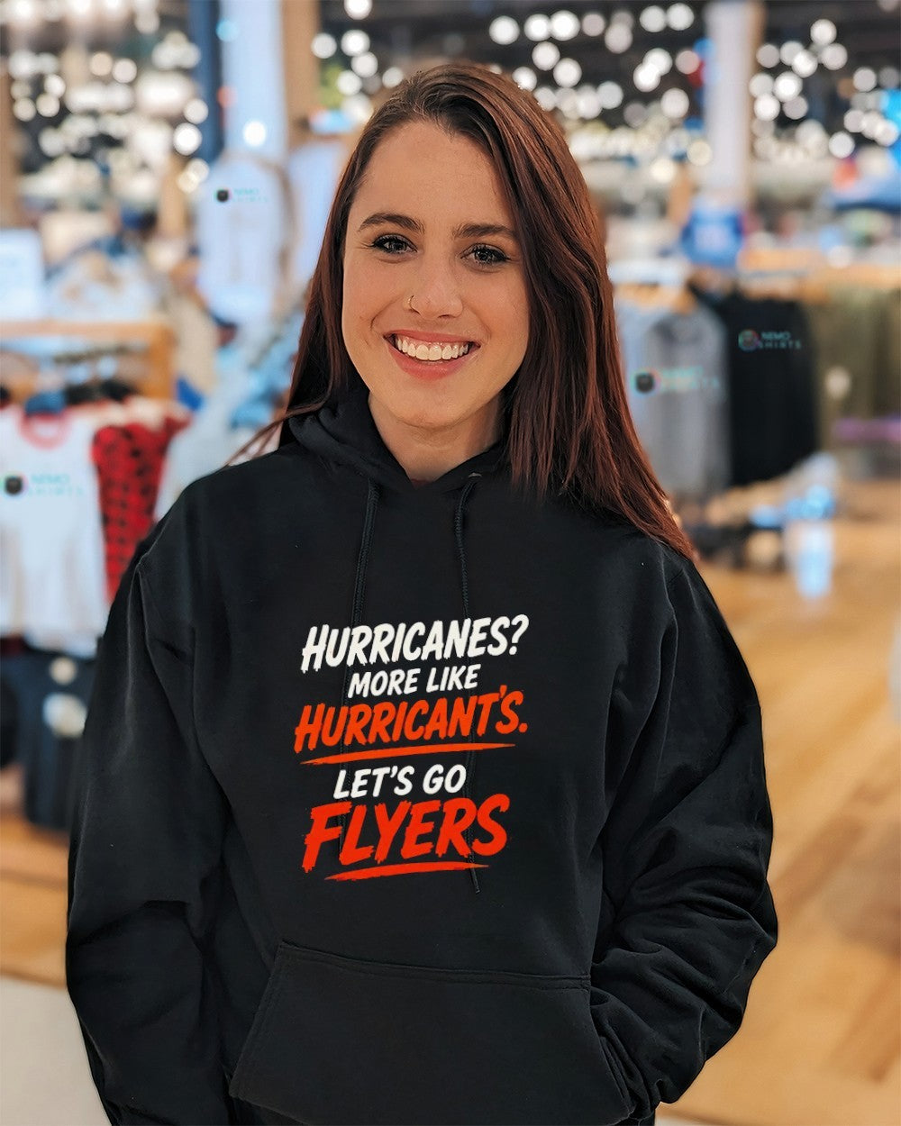 Hurricanes more like hurricant’s let’s go Philadelphia Flyers shirt