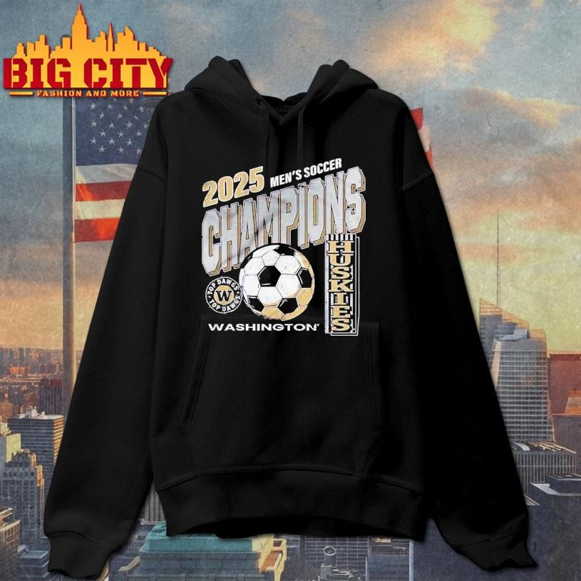 Huskies Washington Men’s Soccer Are Champs 2025 Shirt
