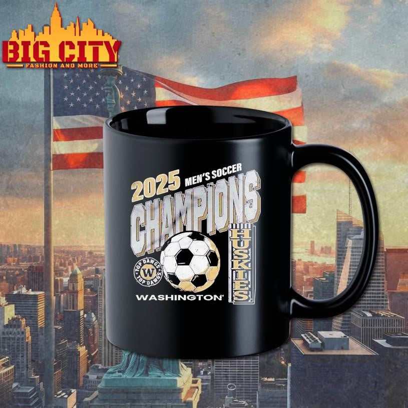 Huskies Washington Men’s Soccer Are Champs 2025 Shirt