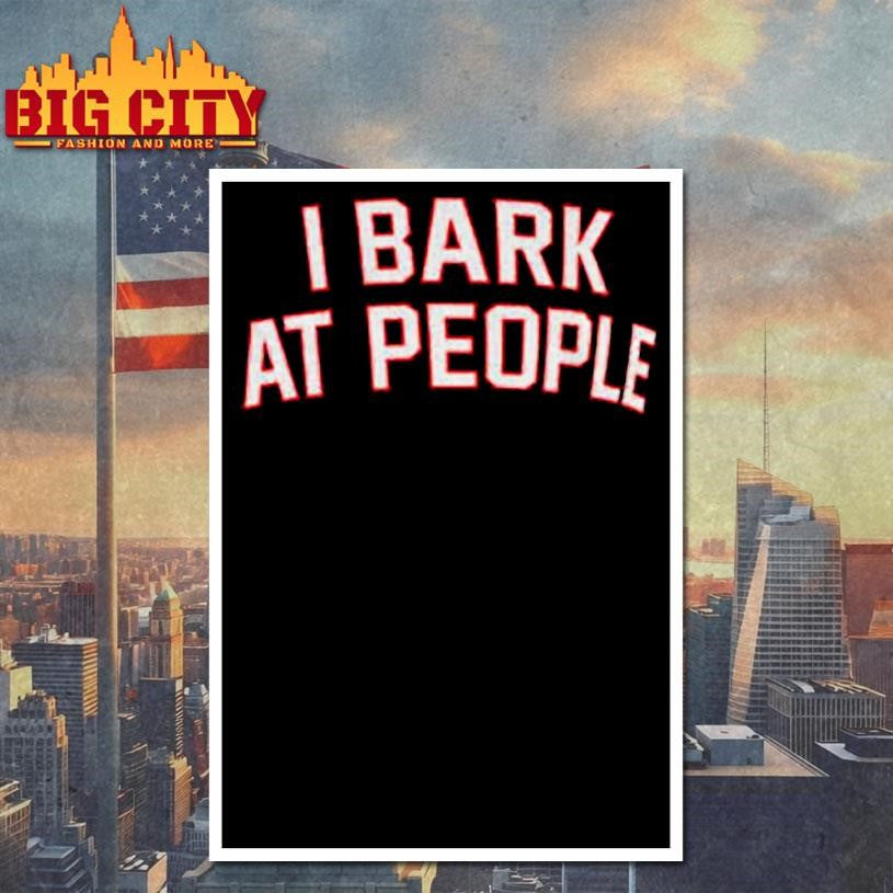 I Bark at People Georgia Bulldogs Fan shirt