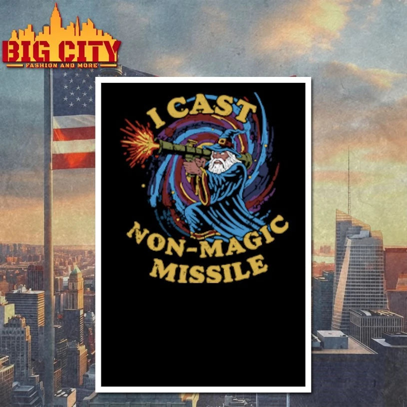 I Cast Non-Magic Missile Funny Wizard shirt