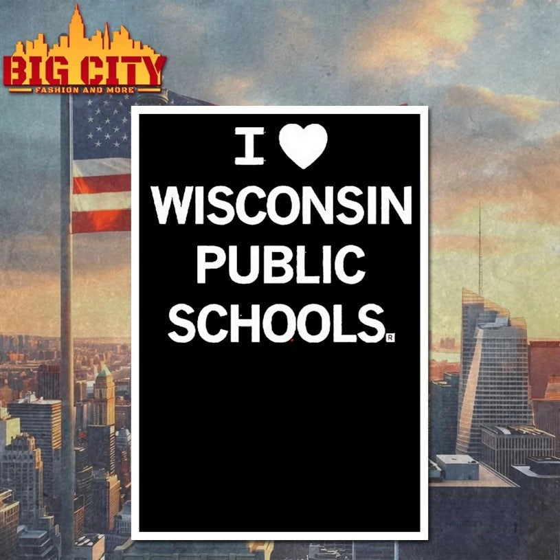 I Heart Wisconsin Public Schools Shirt