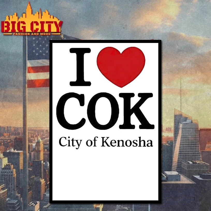 I Love COK City Of Kenosha shirts