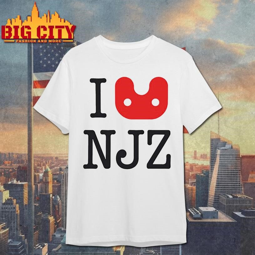 I Love Njz Shirt