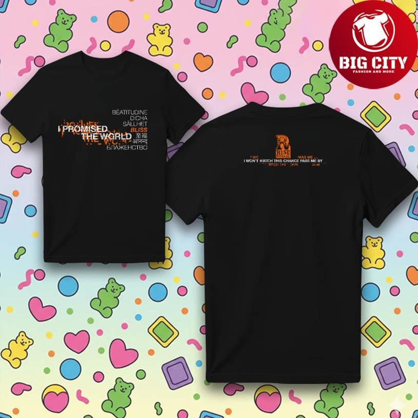 I Promised The World Tour 2026 Two Sided Shirt