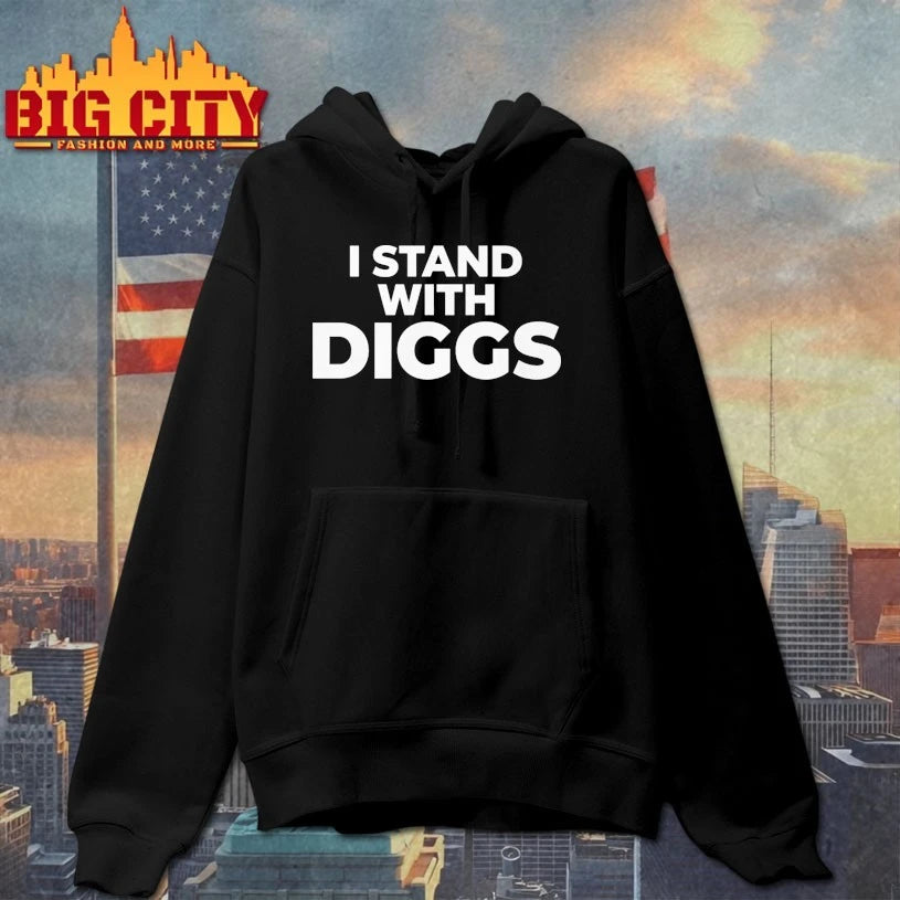 I Stand With Diggs text shirt