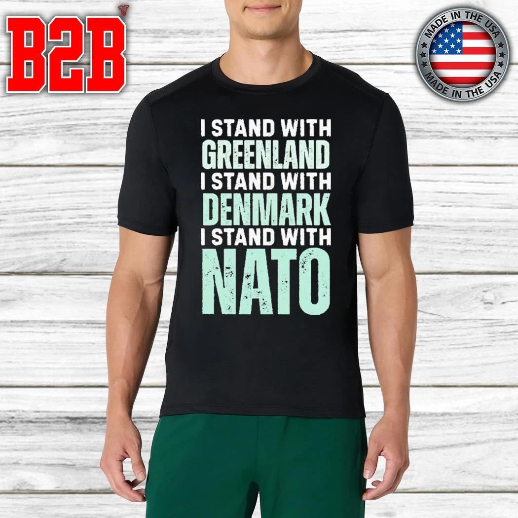 I Stand With Greenland Denmark NATO Shirt