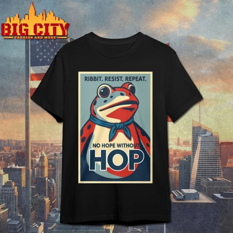 I Stand With Portland Frog Ribbit Resist Repeat Shirt