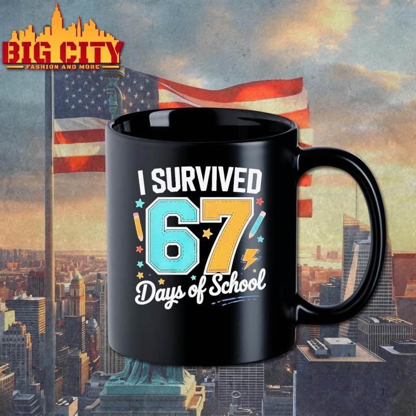 I Survived 67 Days of School Shirt