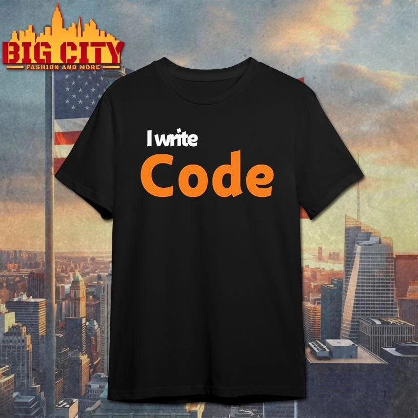I Write Code shirt