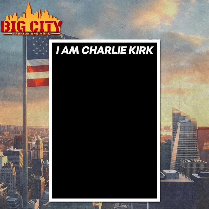I am Charlie Kirk italics text shirt