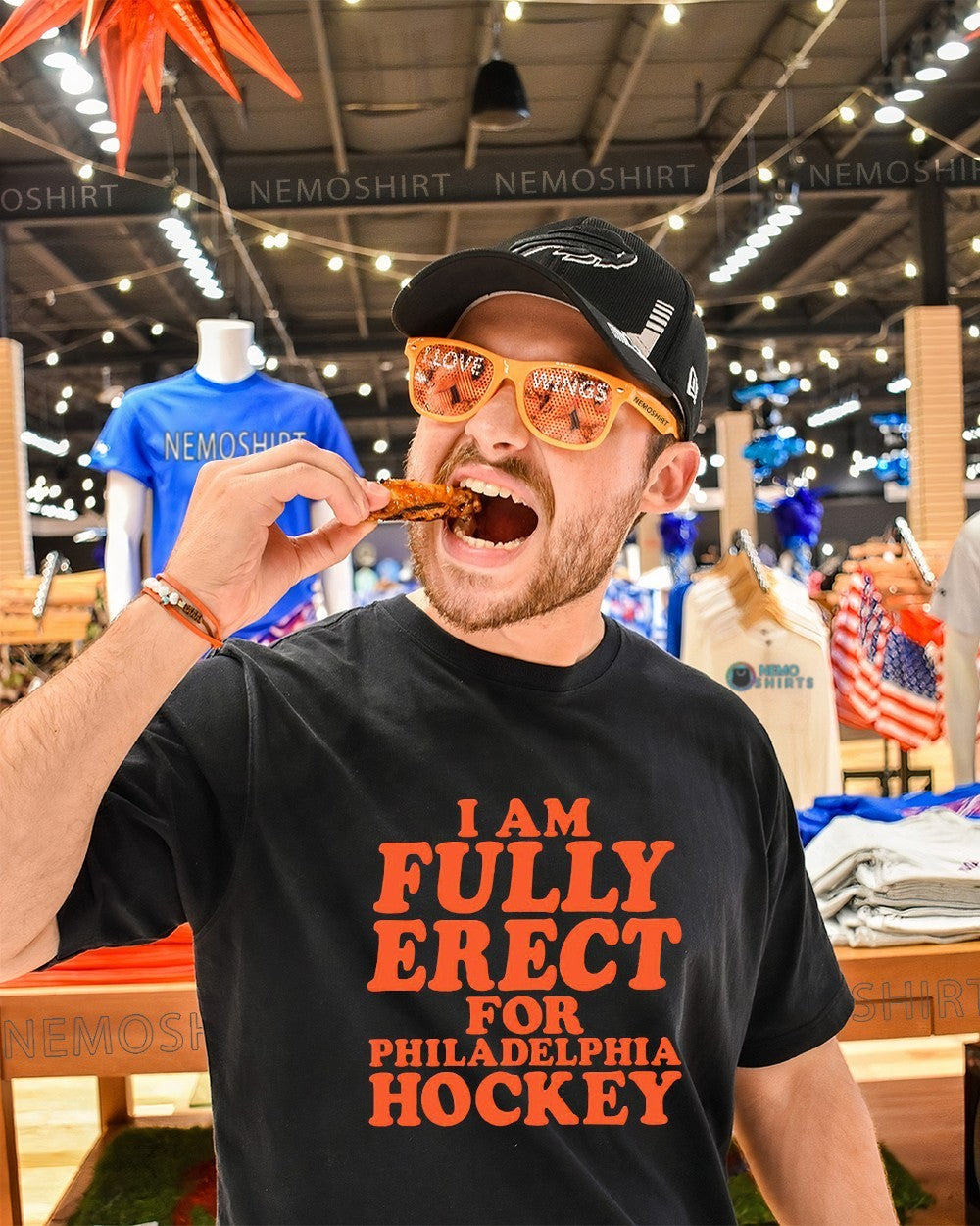 I am fully erect for Philadelphia Flyers hockey shirt