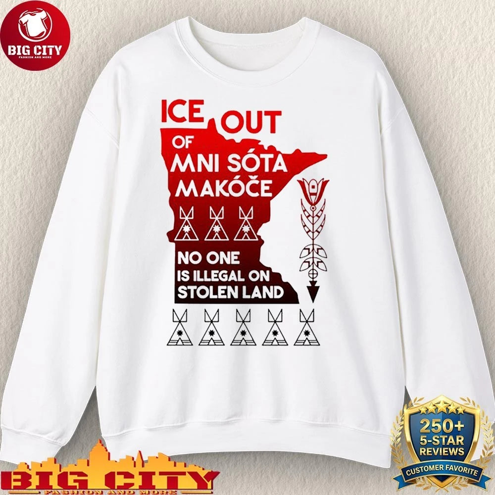 ICE Out Of Mni Sóta Makóče Shirt Shirt