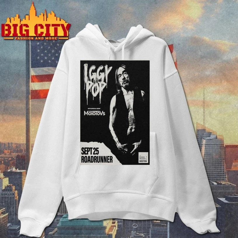 IGGY POP Boston, MA 2025 Poster shirt