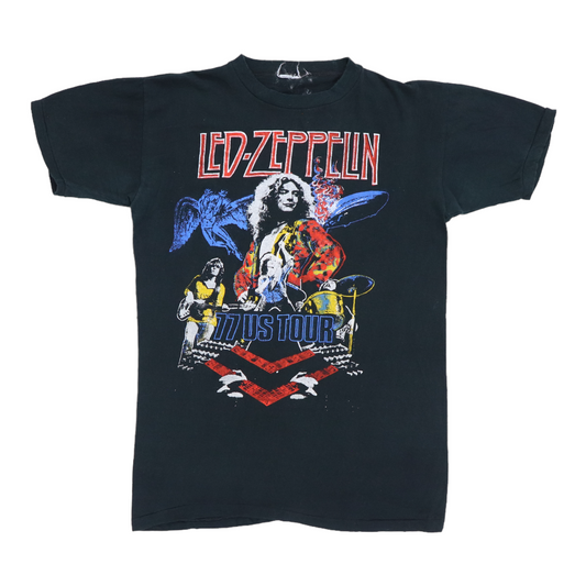 1977 Led Zeppelin Tour Shirt Style002