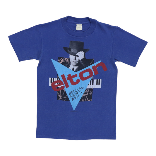 1984 Elton John Breaking Hearts Tour Shirt Style001