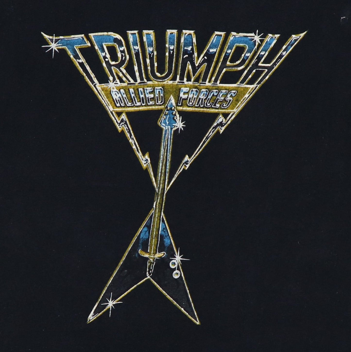 1981 Triumph Allied Forces World Tour Shirt Style001