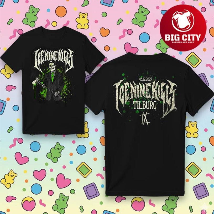 Ice Nine Kills Dec 05 2025 Tilburg NL Two Sided Shirt