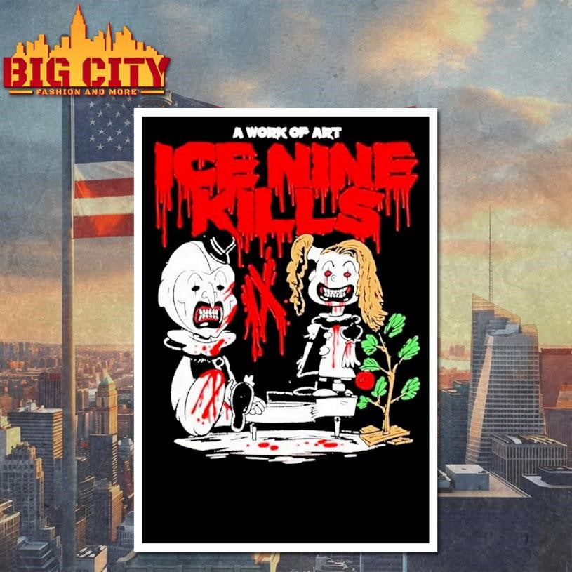 Ice Nine Kills Keys of Carnage Tee The Laugh Track The Terrifier Shirt