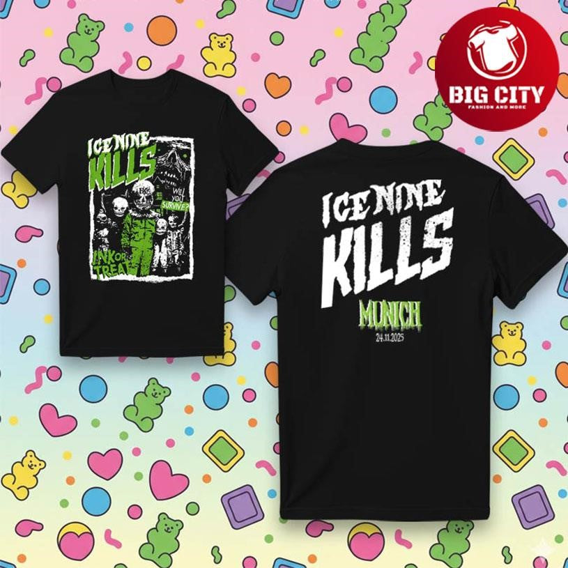 Ice Nine Kills Nov 24 2025 Munich DE Two Sided Shirt