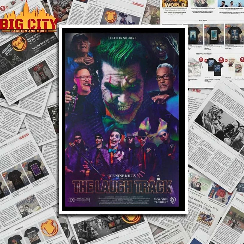 Ice Nine Kills The Laugh Track Tour 2025 Poster Shirts