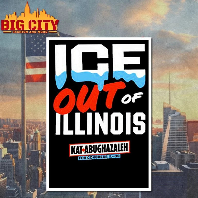 Ice out of Illinois Kat Abughazaleh shirt