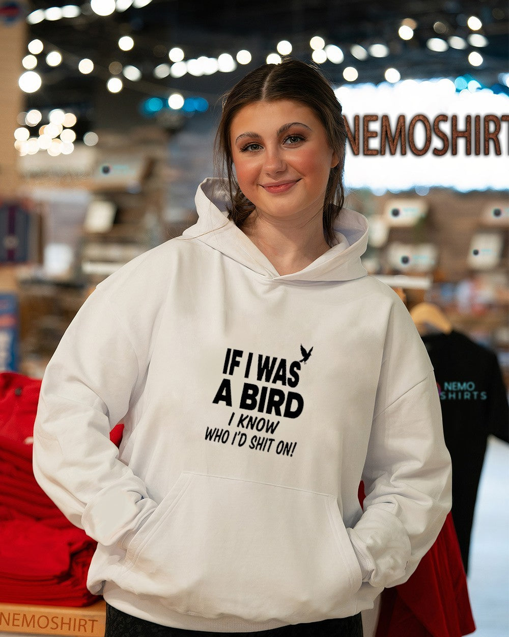 If was a bird I know who I’d shit on shirt