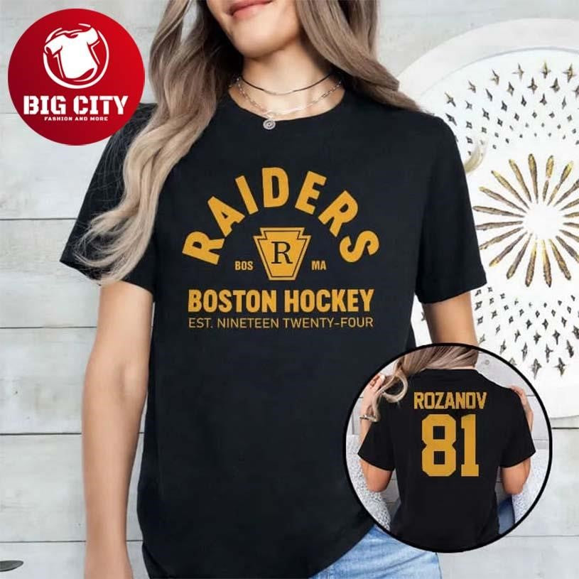 Ilya Rozanov 81 Boston Raiders Two Sided Shirt