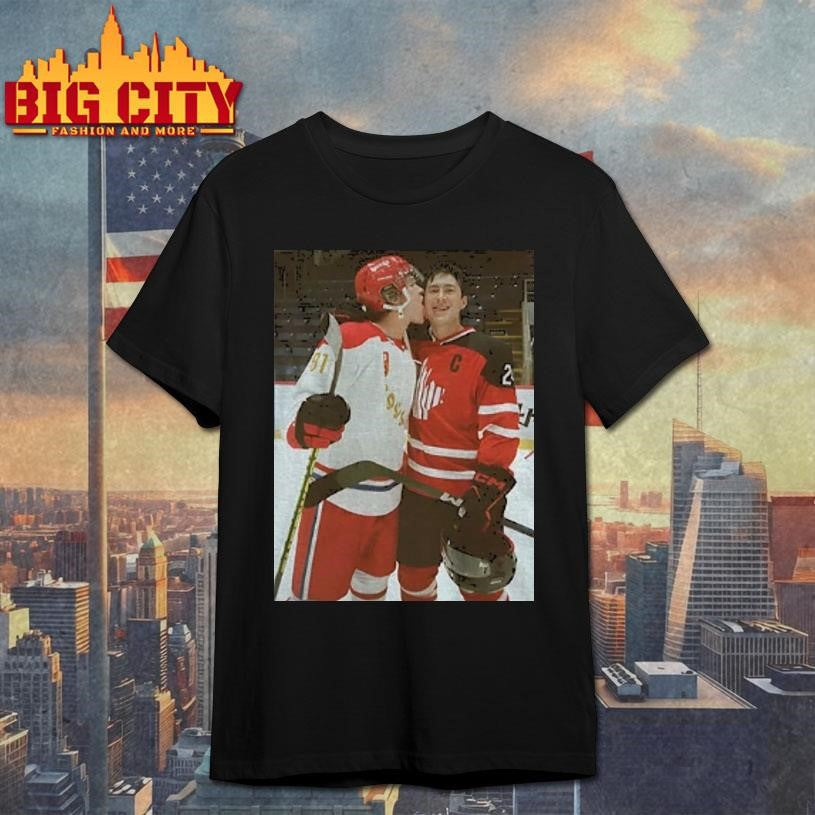 Ilya Rozanov Licks Shane Hollander Face Photo Shirt