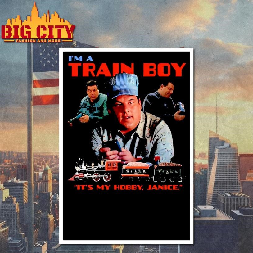 I’m A Train Boy It’s My Hobby Janice Shirt