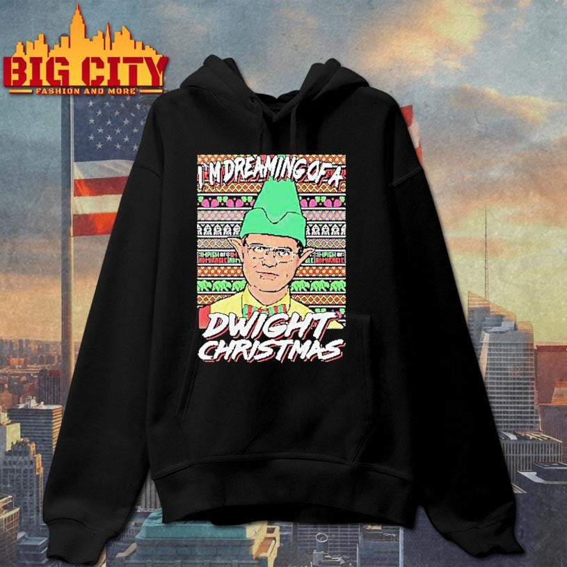 Im Dreaming Of A Dwightc Christmas Ugly Merry Christmas Shirt