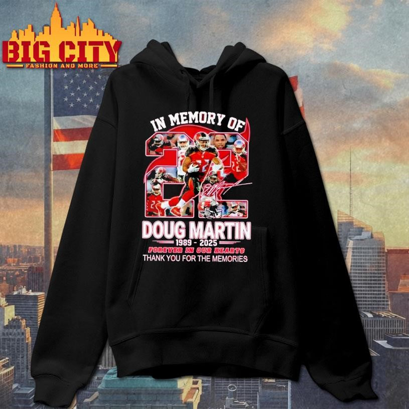In Memory Of Doug Martin 1989-2025 Signature  Shirt