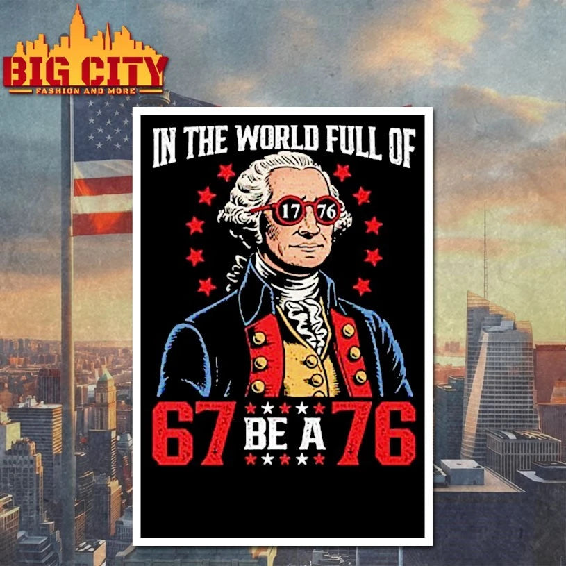 In The World Full Of 67 Be A 76 George Washington 67 Meme shirt