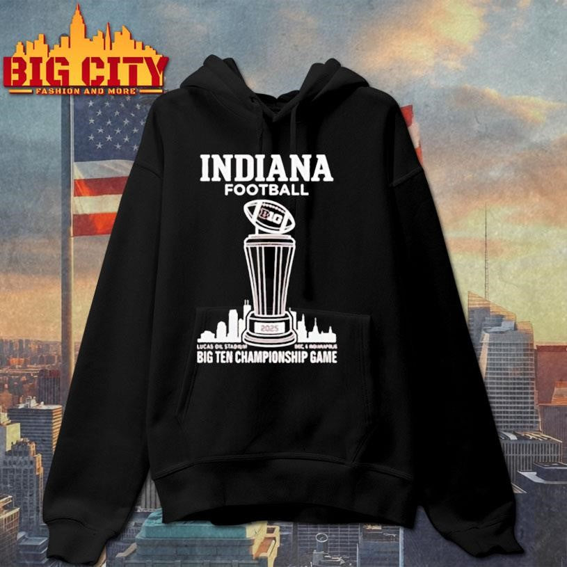 India Football 2025 Big Ten Championship Game Cup shirt