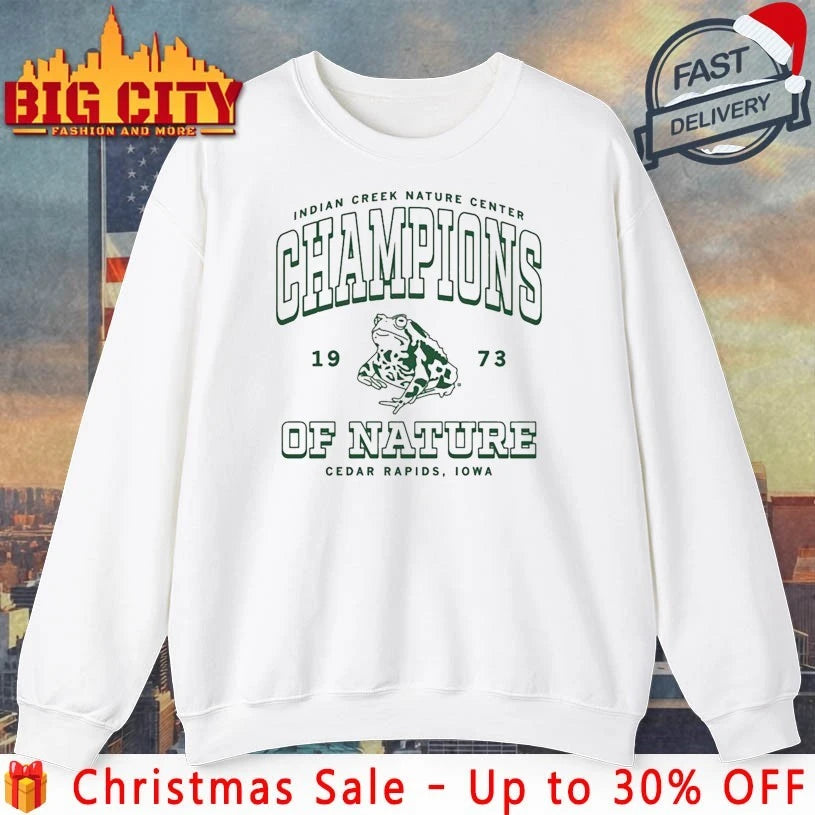 Indian Creek nature center Champions of Nature Frog Shirt