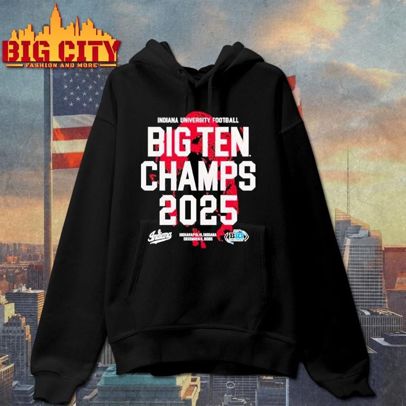 Indiana 2025 Big Ten Champs Bison Shirt