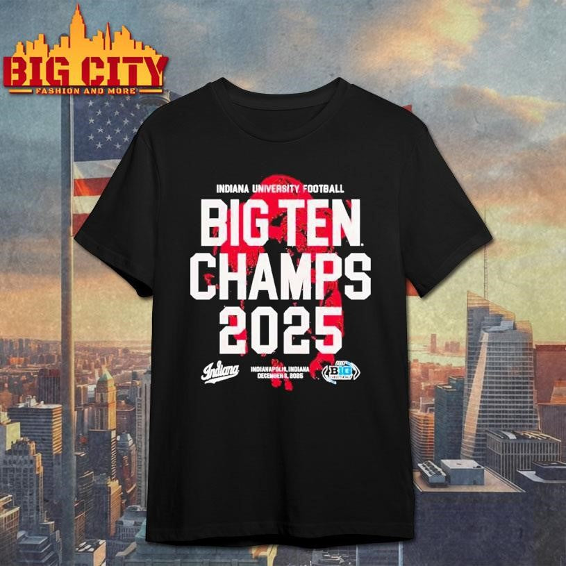 Indiana 2025 Big Ten Champs Bison Shirt