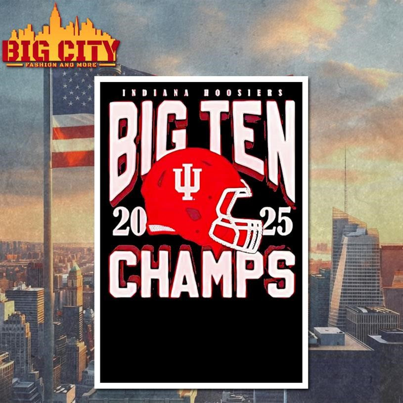 Indiana 2025 Big Ten Football Champs Shirt