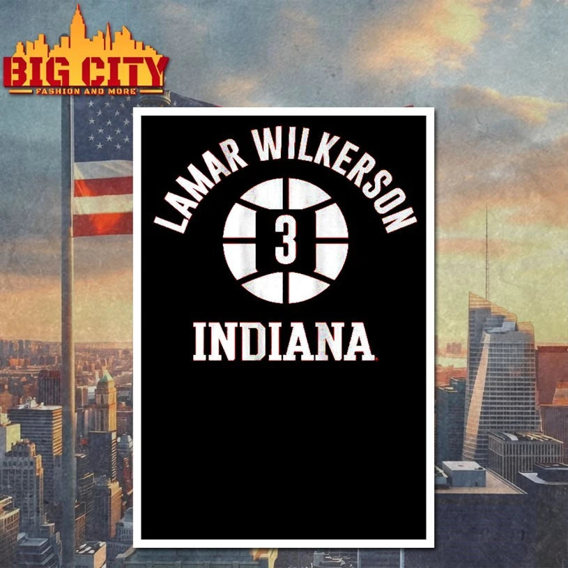 Indiana Basketball Lamar Wilkerson Number 3 shirt