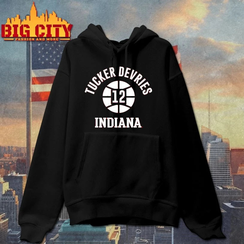 Indiana Basketball Tucker DeVries Number 12 shirt