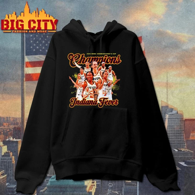 Indiana Fever Champions 2025 WNBA Commissioner’s Cup Shirt