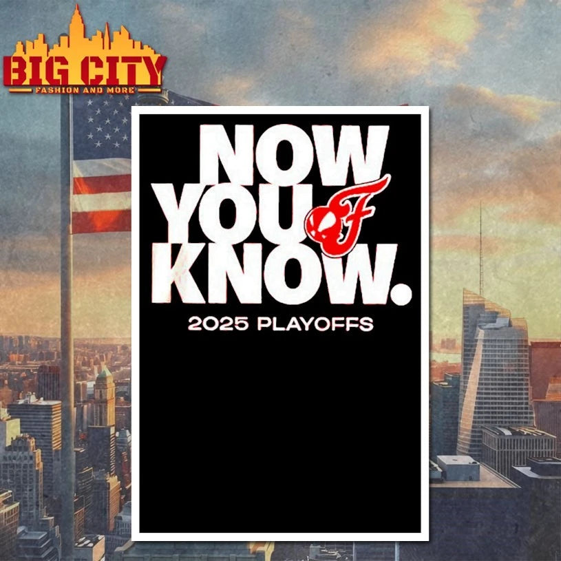 Indiana Fever now you know 2025 Playoffs WNBA Shirt
