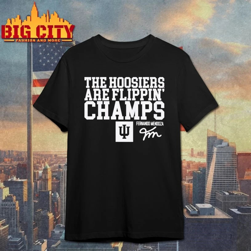 Indiana Football Fernando Mendoza The Hoosiers Are Flippin’ Champs signature shirt